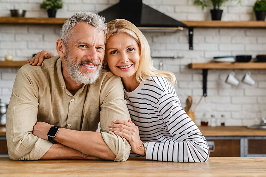 Reconstructive-vs.-Cosmetic-Dentistry-1 mature couple enjoying each others company at home