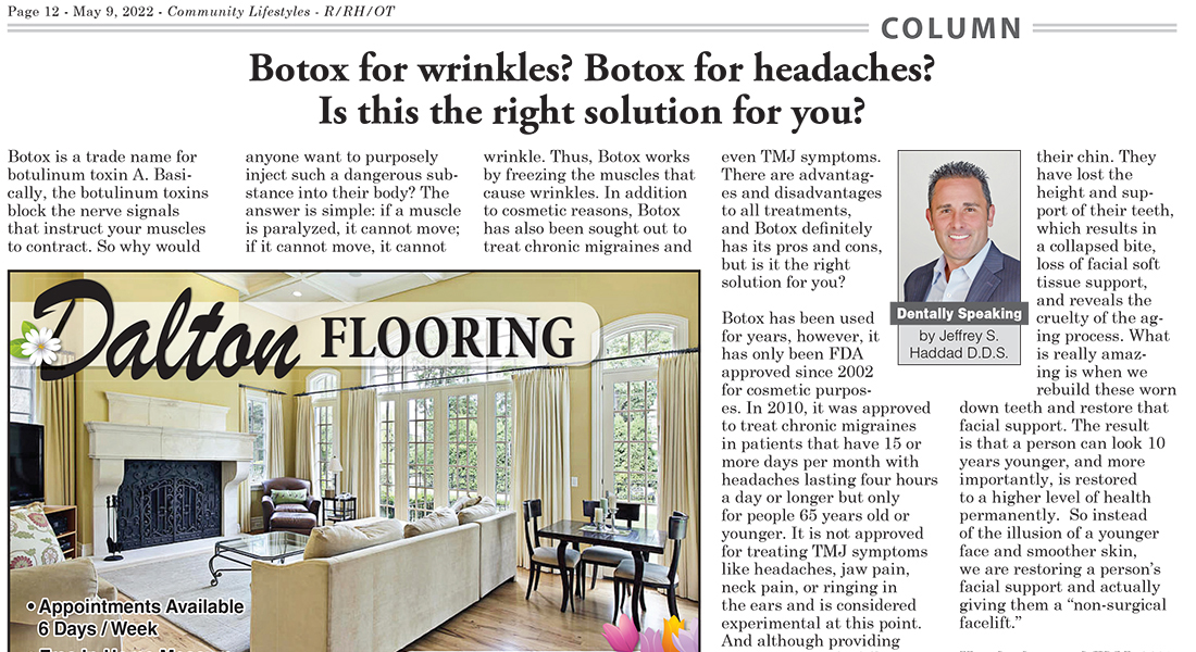 Botox for wrinkles? Botox for headaches?